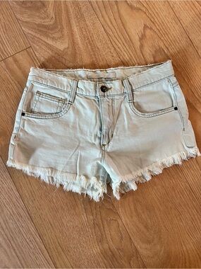 Joe’s Frayed Hem Denim Shorts